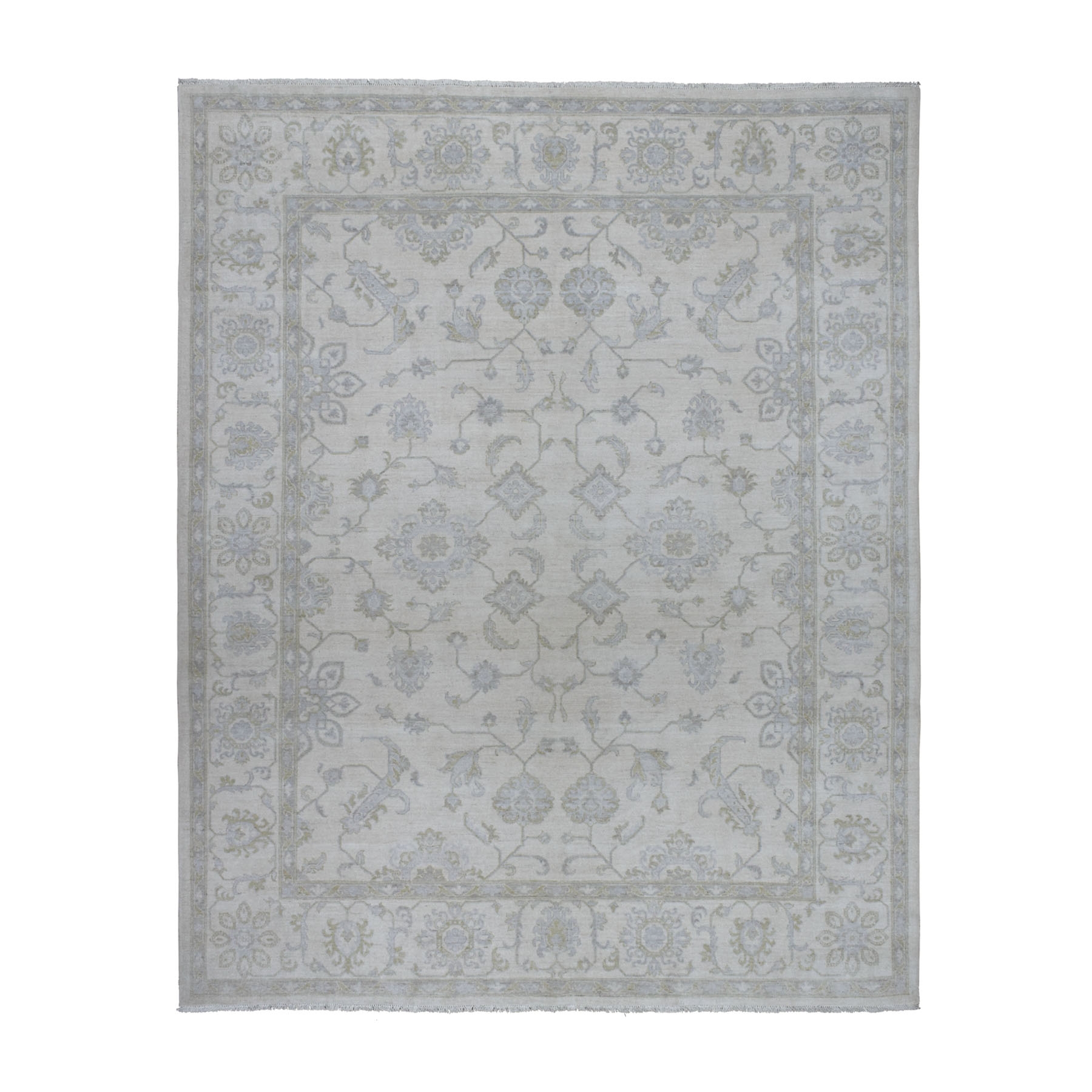 Traditional Wool Hand-Knotted Area Rug 8'5